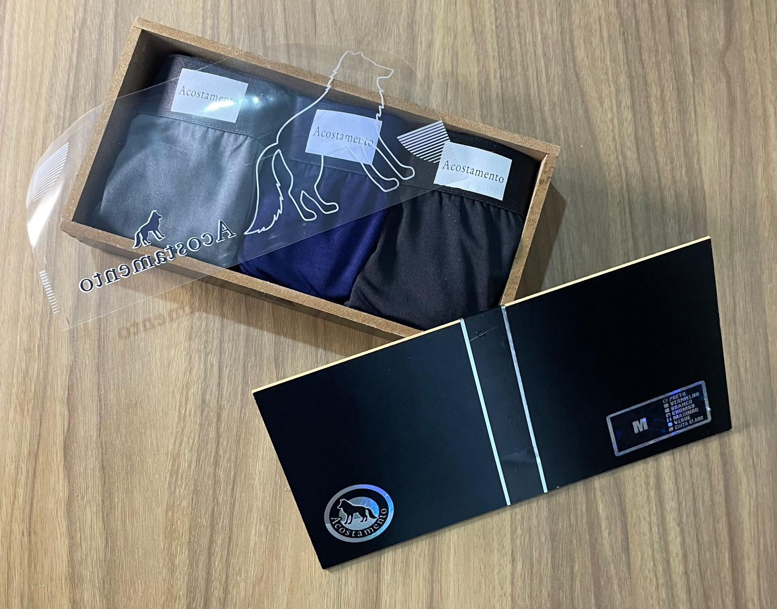Kit 3 Cuecas Acostamento (caixa premium) — Praxedes Griffes