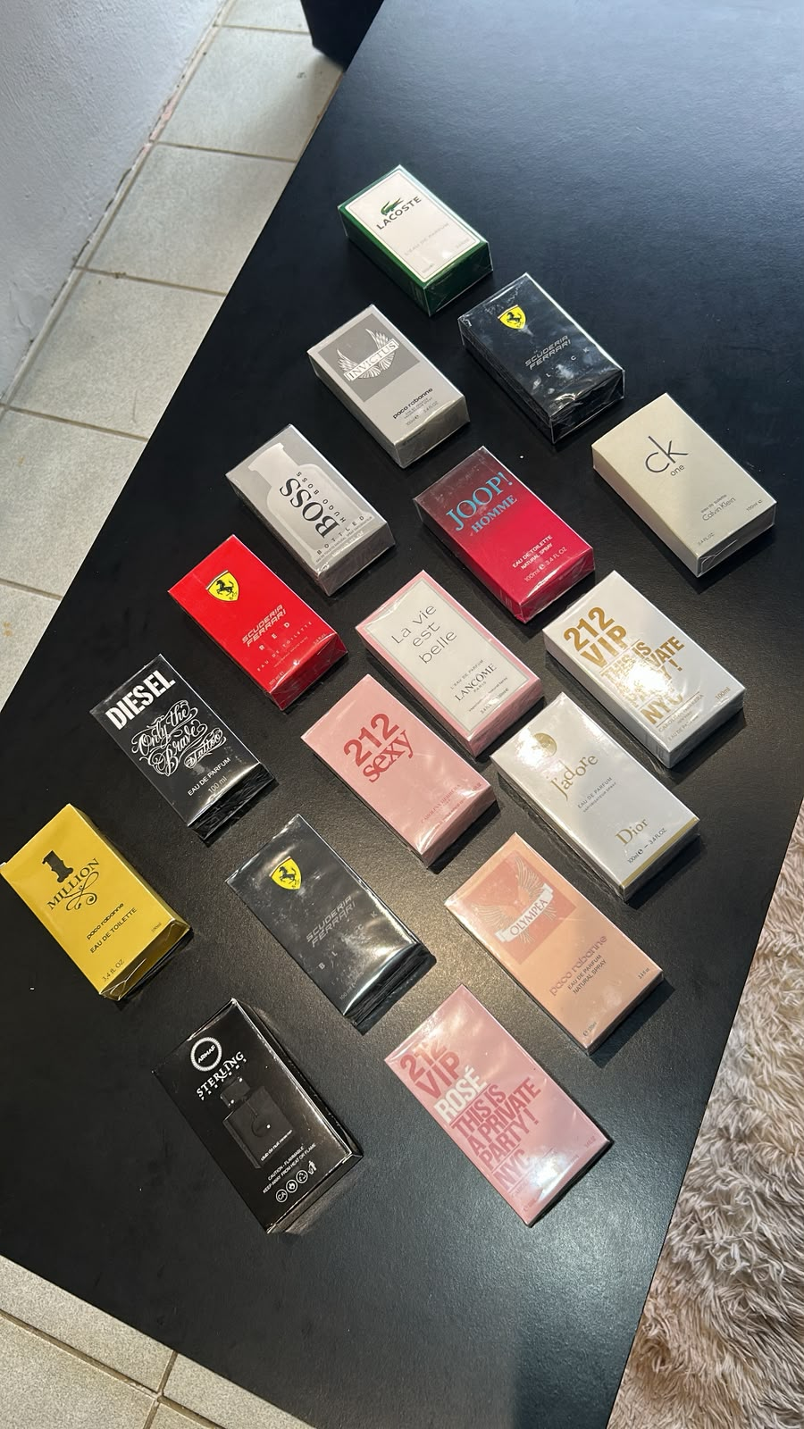 Perfume Importado 100ml — Primeira Linha (1 Million, Invictus, Ferrari, Boss, Joop, CK One, 212 VIP, La Vie Est Belle, J'adore e mais) — perfumes masculino na Praxedes Griffes