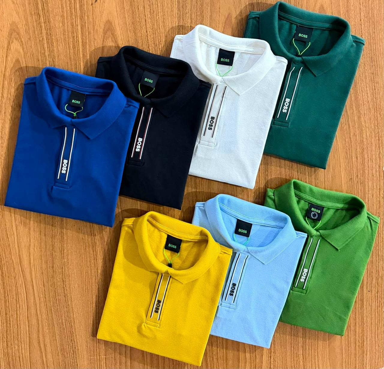 Camisa Polo Hugo Boss Zíper — Modelo Lançamento (várias cores) — camisetas masculino na Praxedes Griffes