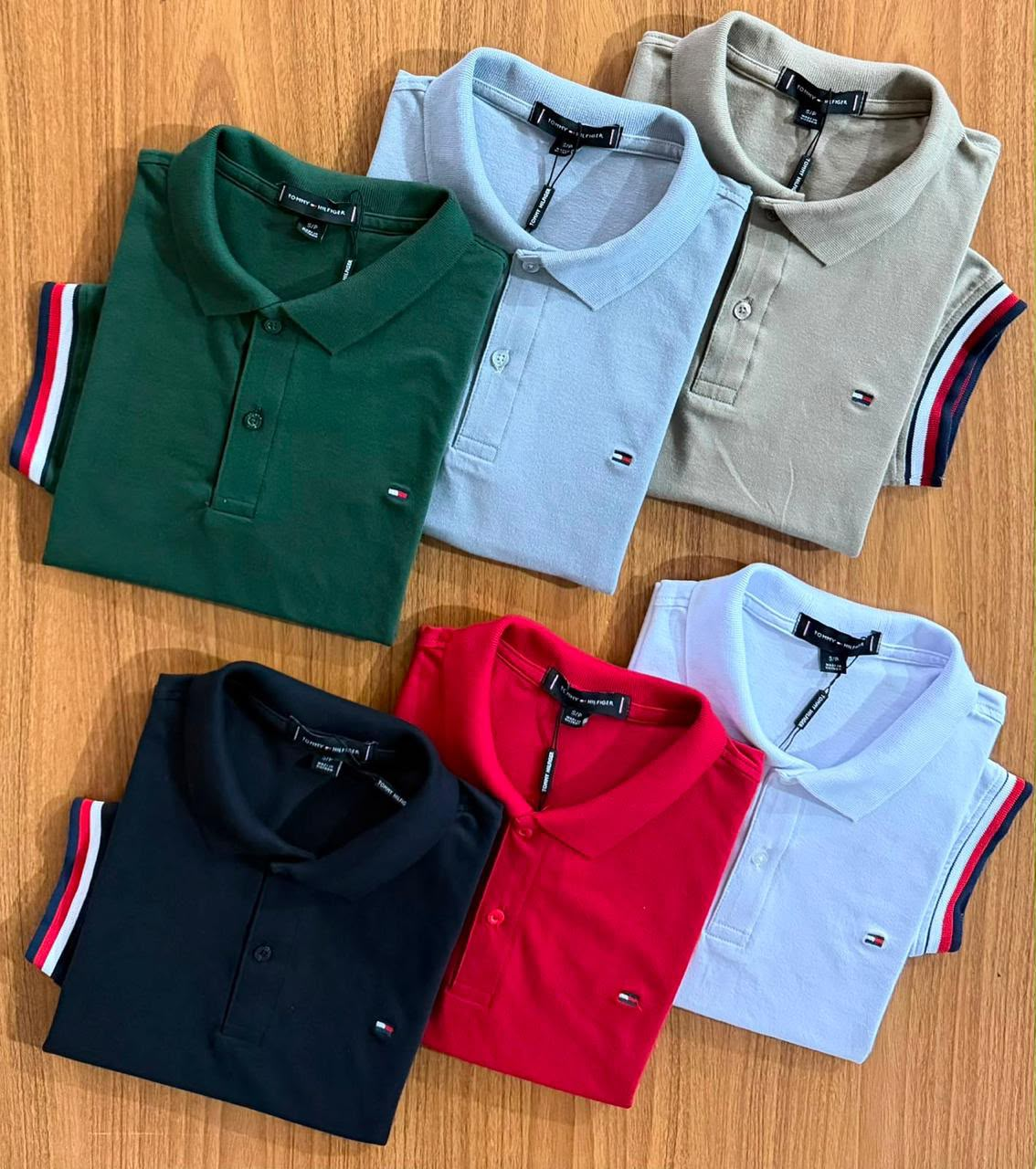 Camisa Polo Tommy Hilfiger — Modelo Lançamento (várias cores) — camisetas masculino na Praxedes Griffes